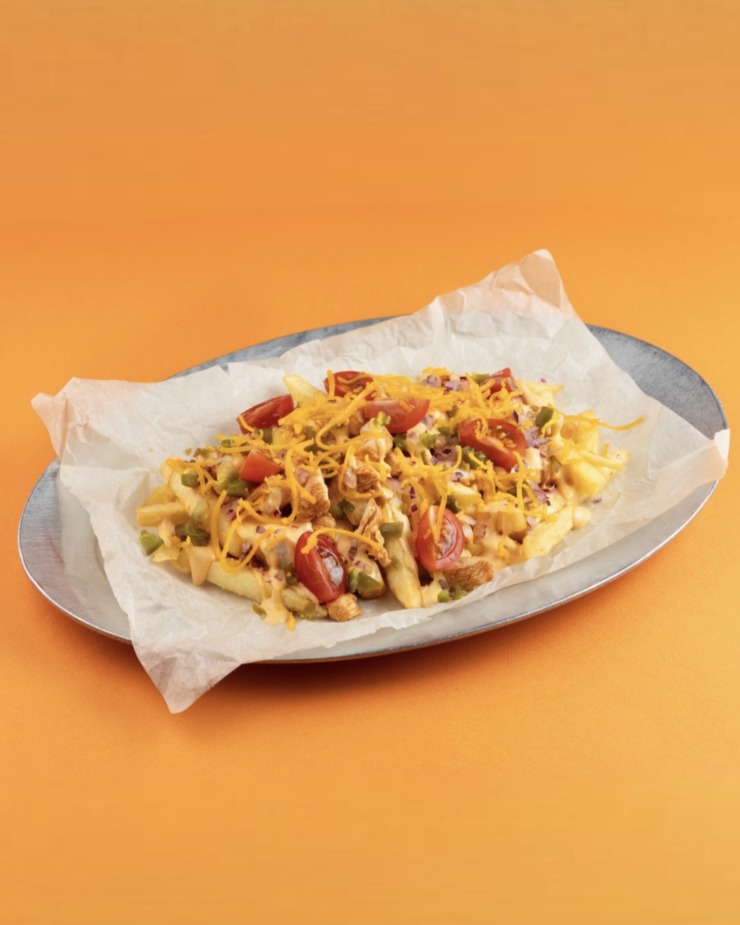 Картофель фри с курицей кимчи NEW