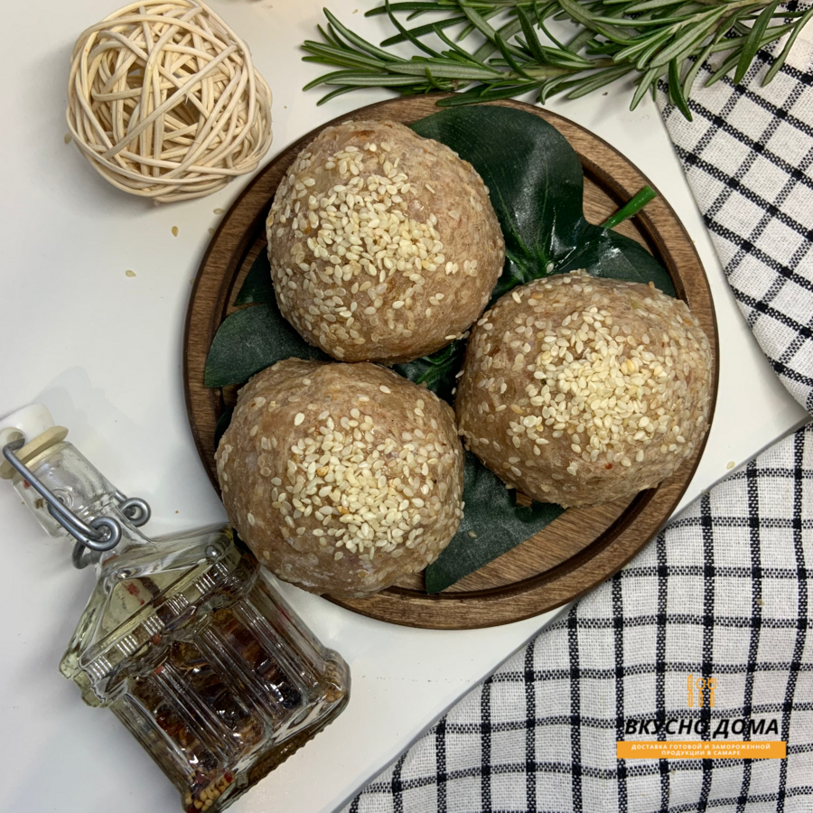 Кнели куриные со сливочным сыром в кунжуте 0,5кг