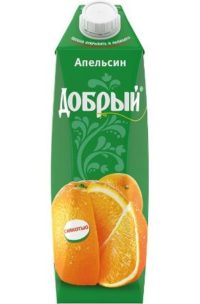 Сок добрый апельсин 1л 