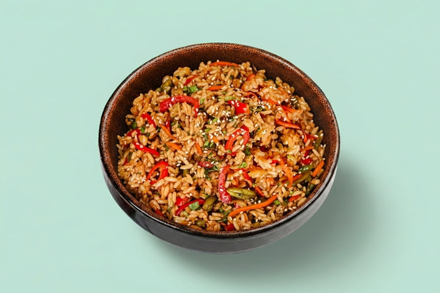 Рис с овощами