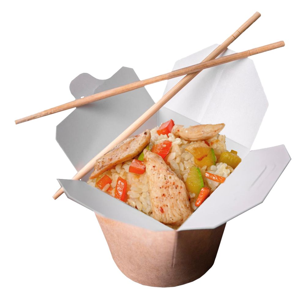 WOK Курица в соусе терияки с рисом и овощами