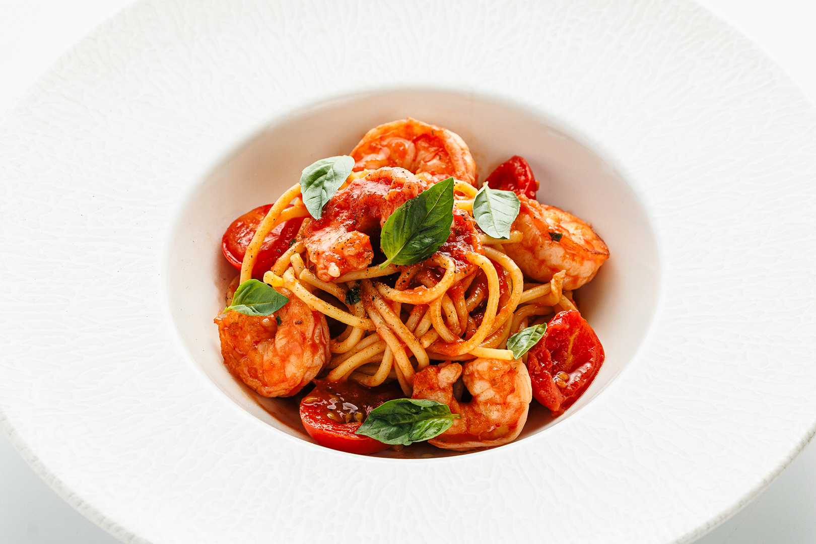 Паста с креветками