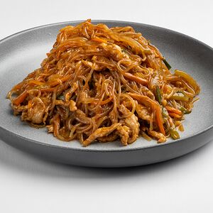 Лапша крахмальная с мясом