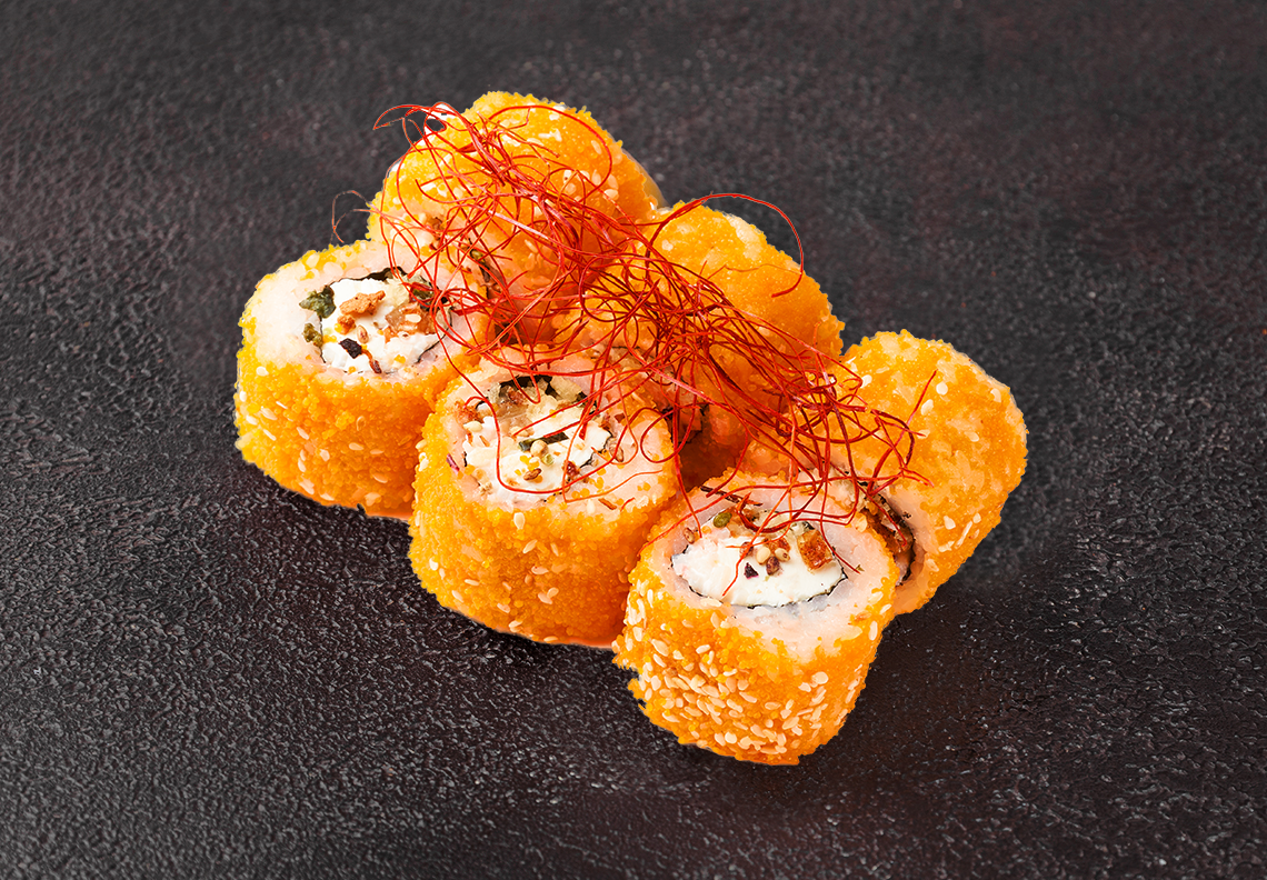 Ролл Оскар с крабом и угрем