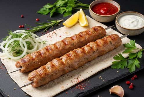 Люля-кебаб (свинина, курица, говядина)