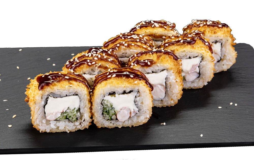 Ролл жареный с креветкой