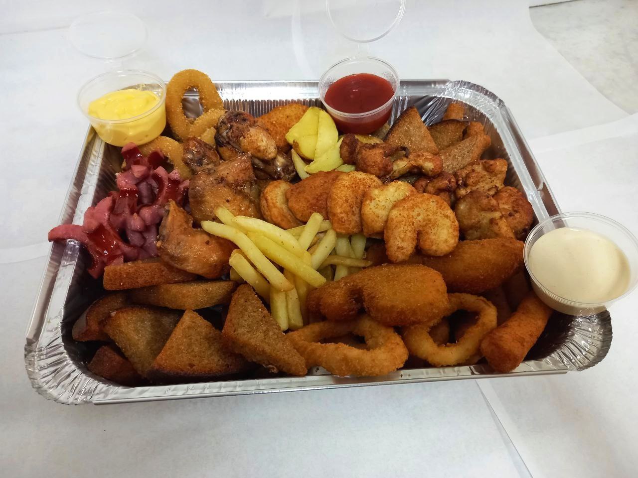 Ассорти из горячих закусок "фритюр"