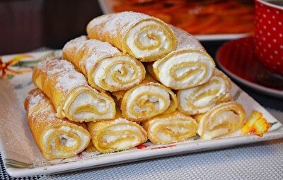 Блинчики с творогом