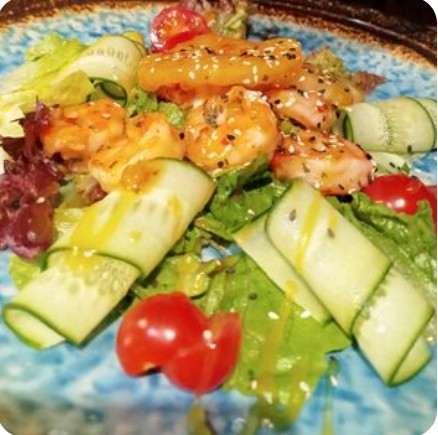 Креветки гриль