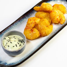 Креветки Темпура с соусом на основе васаби