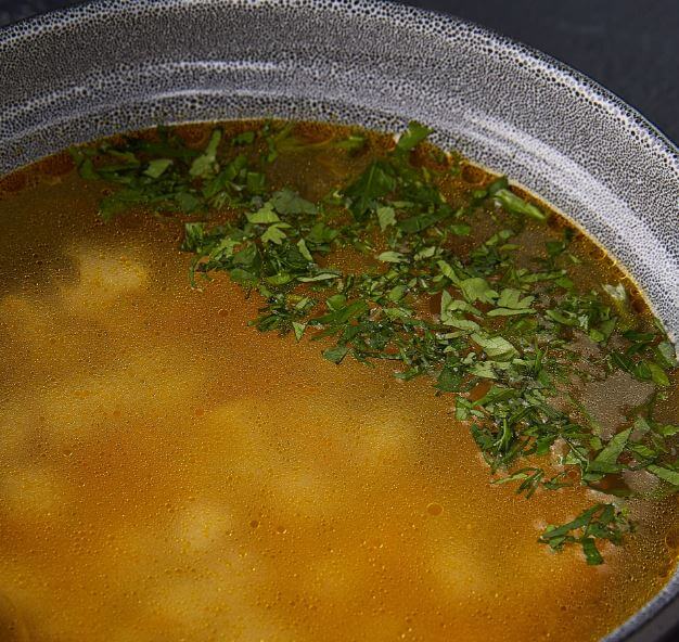 Домашний куриный суп