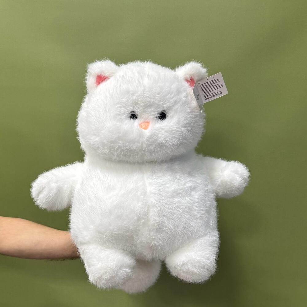 Котик большой беленький