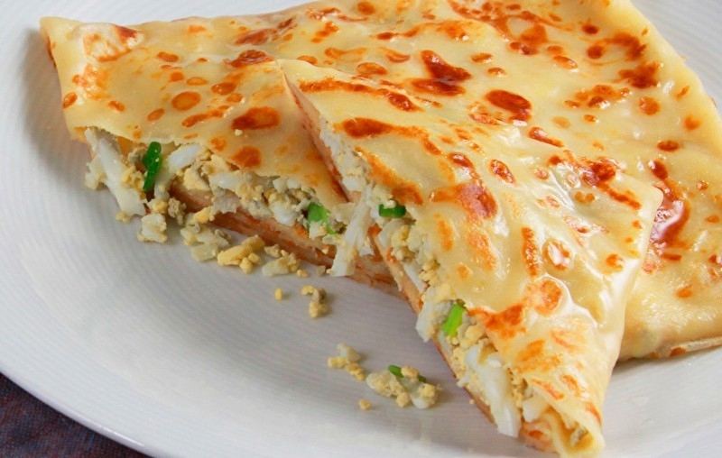 Вкусноблин с яйцом и луком