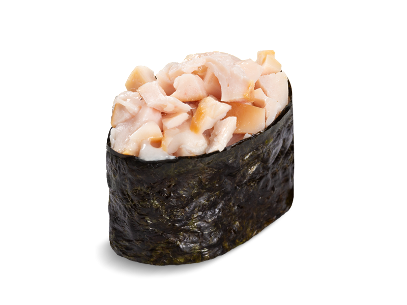 Гункан с копчёной курицей