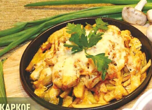 Жаркое с курицей