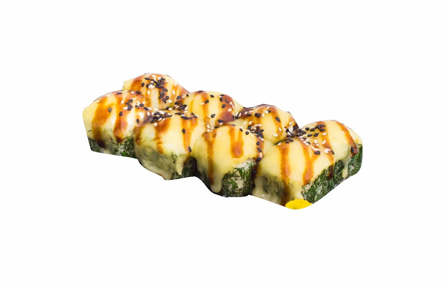 Запеченный с копчёной грудкой