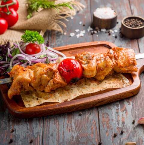 Шашлык из куриных бедер