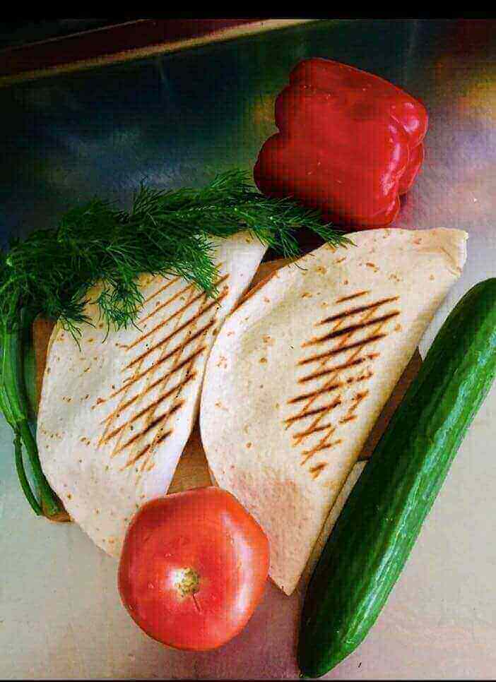 Кесадилья с курицей