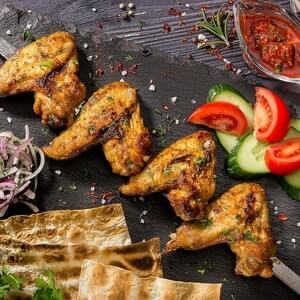 Шашлык из куриных (крылышек)