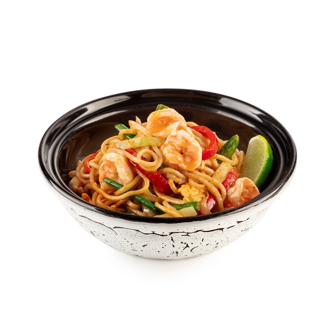 Лапша Лакса рамен с креветками