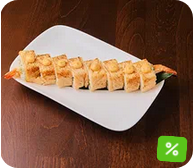 Опаленный с креветкой