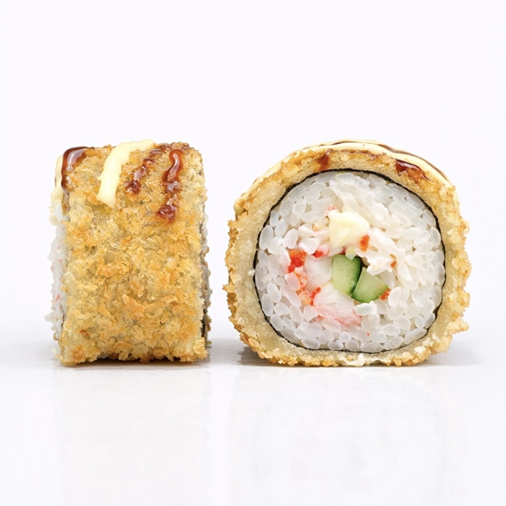 Ролл в сухарях со снежным крабом