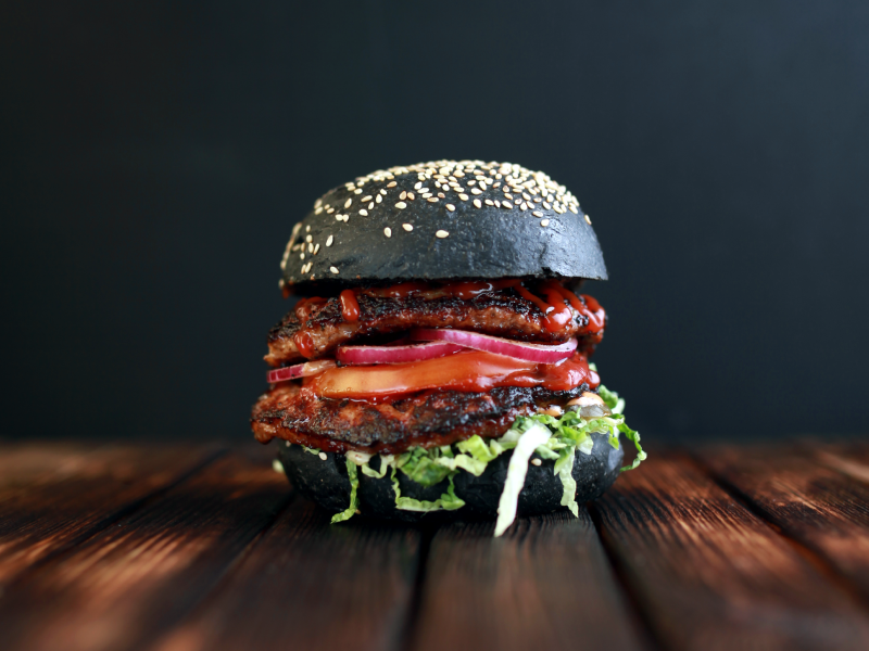 Mix burger black