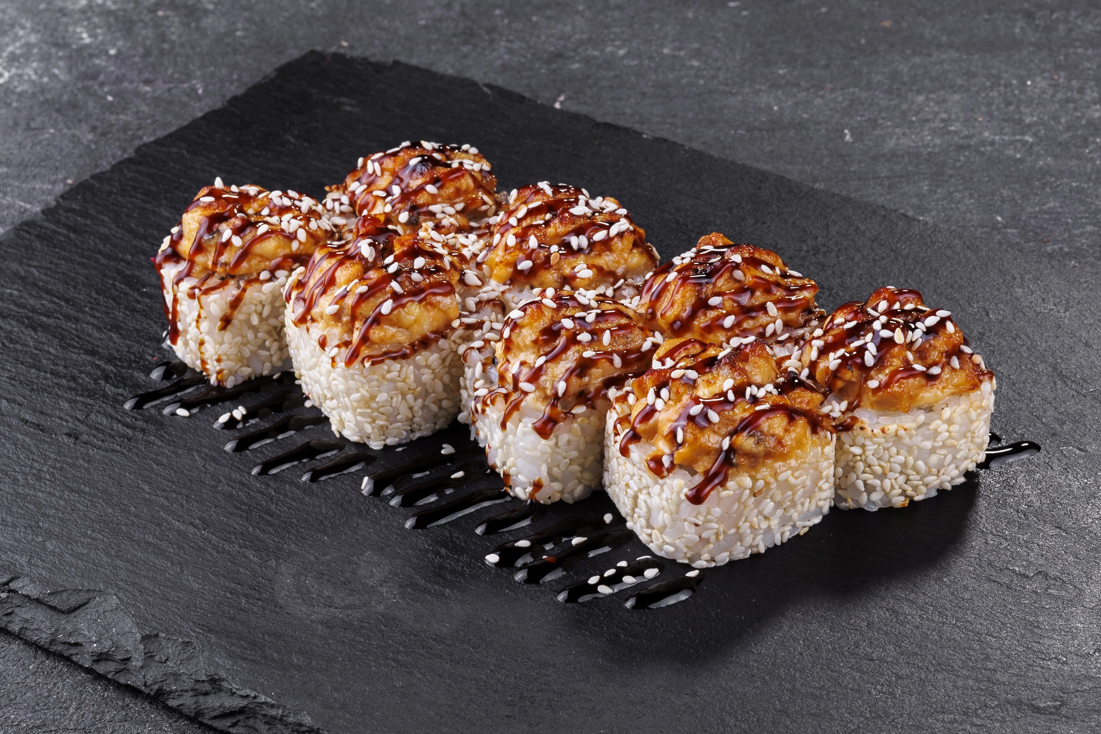 Запечёный с лососем