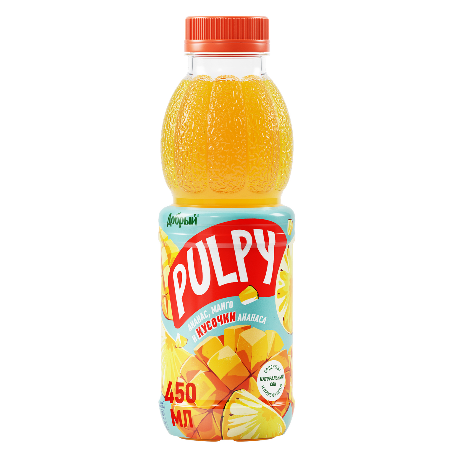 Добрый Pulpy ананас-манго