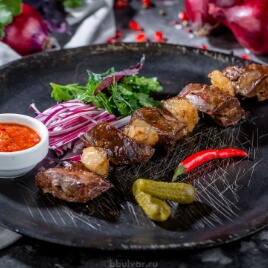 Шашлык из печени