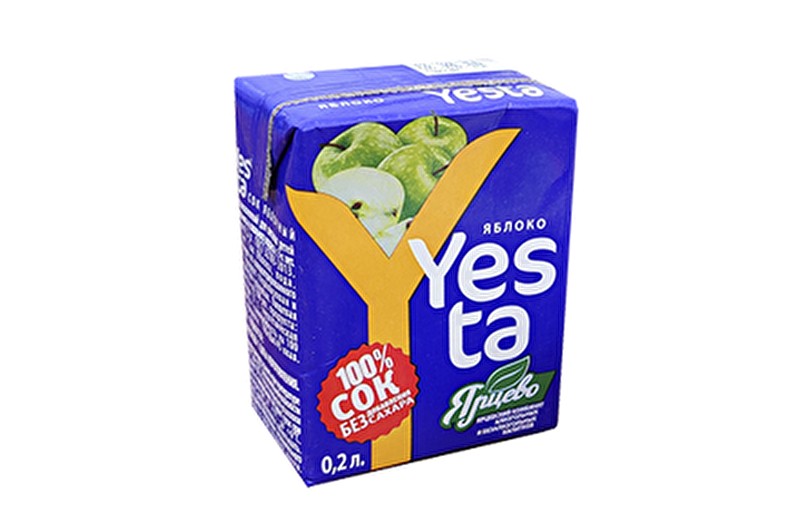 Сок Yesta Яблочный 200 мл