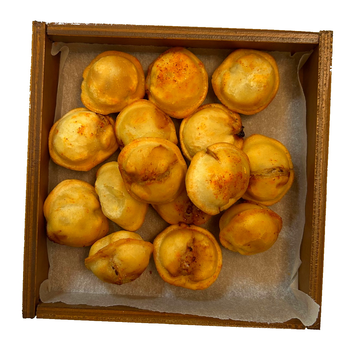 Пельмешки жареные