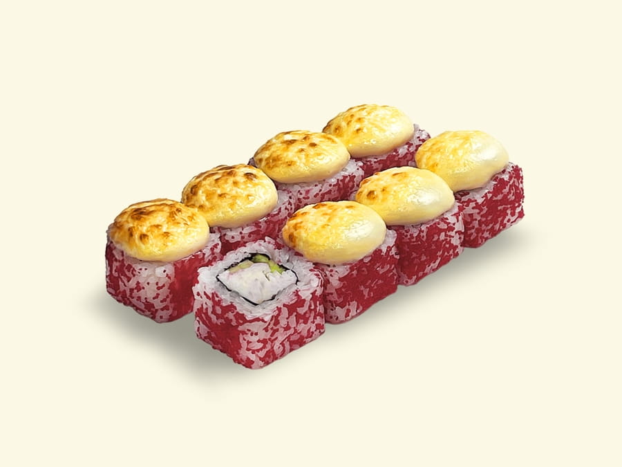 Ролл Калифорния Запечённая