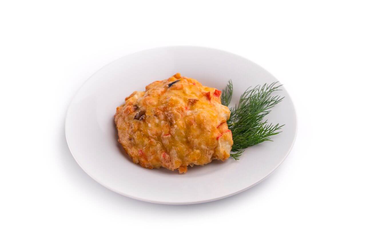 Шницель натур. рубленый мясн.100