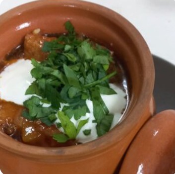 Жаркое с говядиной и грибами
