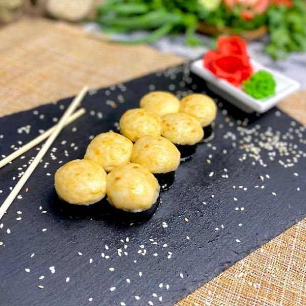 Запечённый ролл с кальмаром