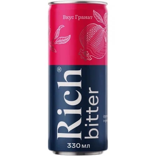 Rich сильногазированный 0,33 (гранат)