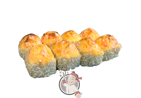 Запечённый краб в кунжуте