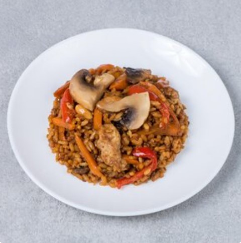 Китайский рис с овощами