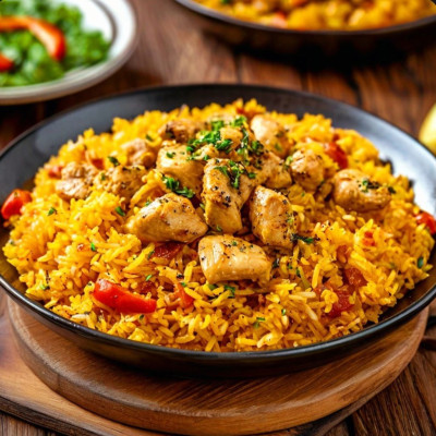 Плов с курицей