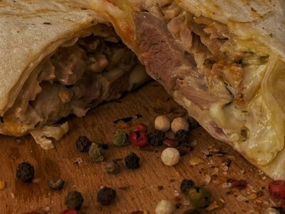 Шаурма классическая со свининой