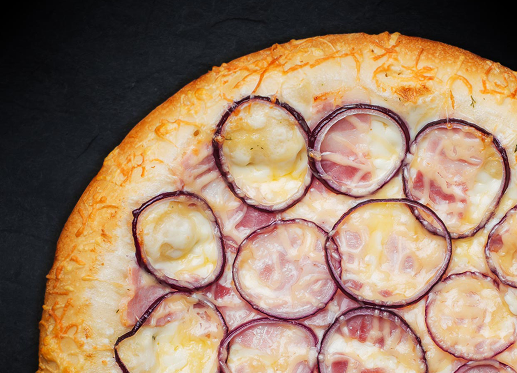 Карбонара 30 см (толстое с сыром)