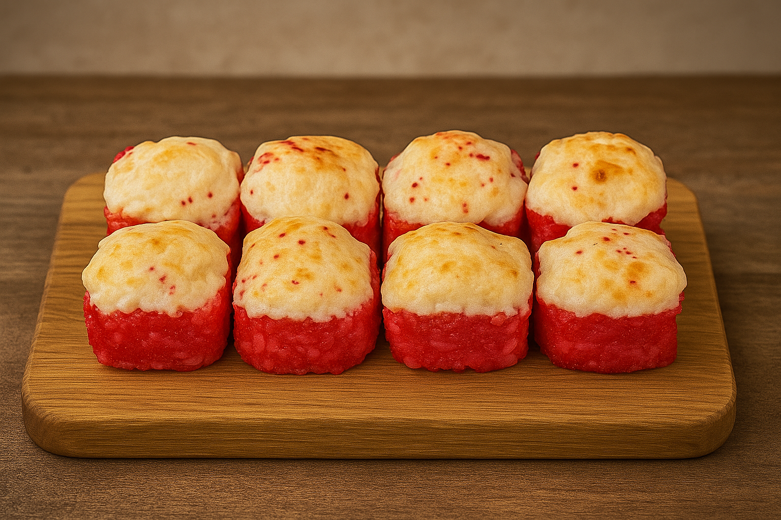 Запеченый с креветкой