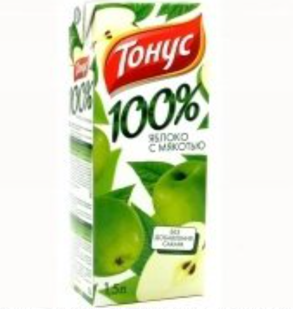 Сок Тонус яблоко 1л