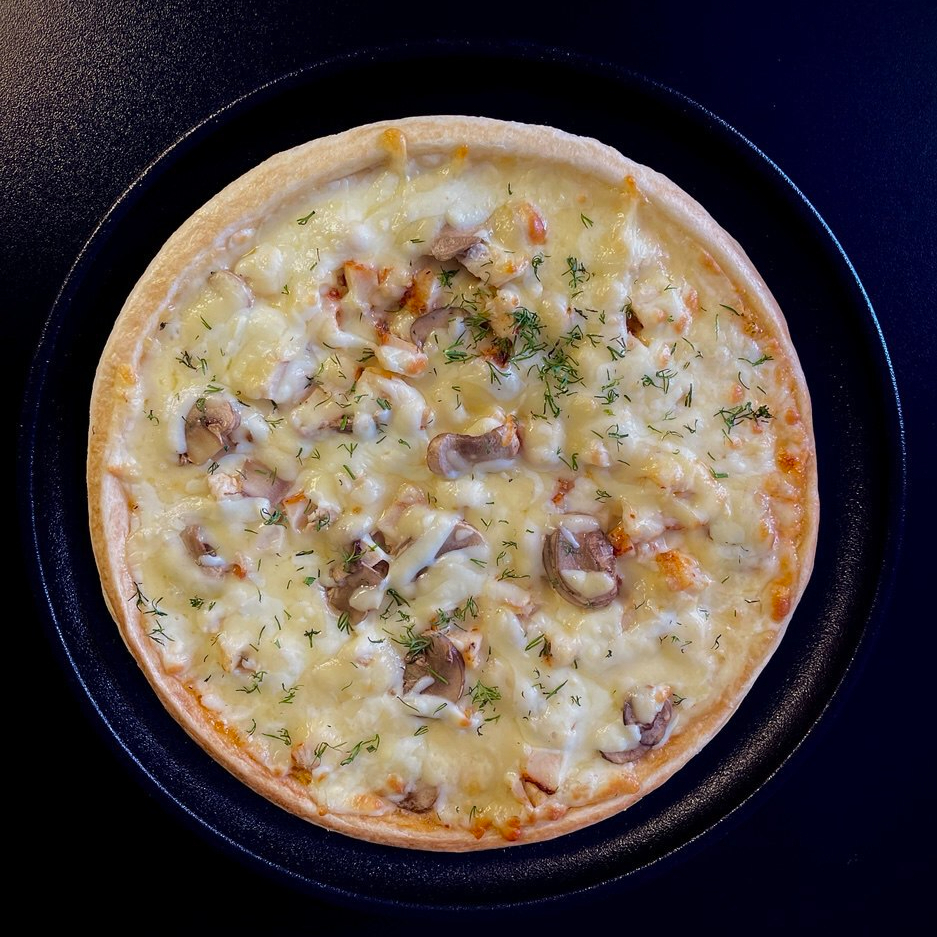 Пицца с курицей и грибами(20см)