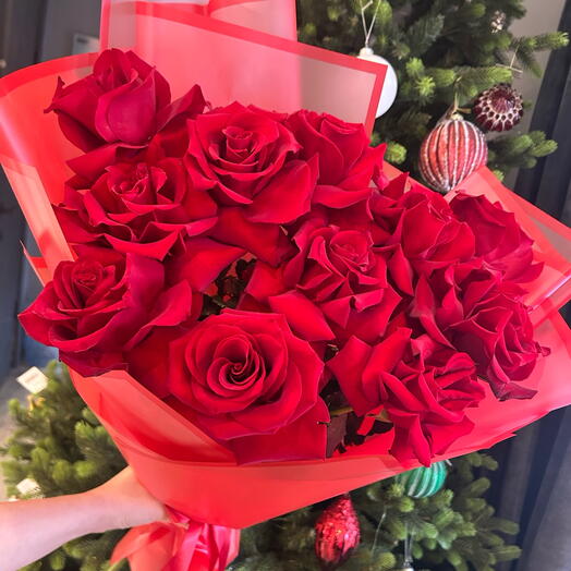 Французские розы 11 шт