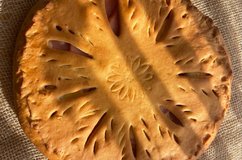 Пирог с ветчиной и сыром (1кг)