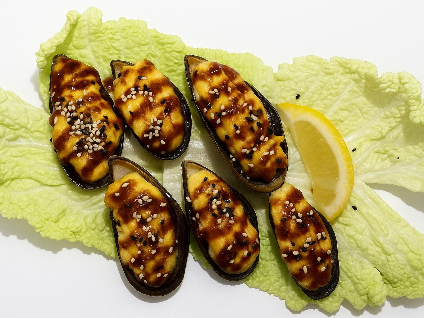 Мидии запечённые (6 шт.)