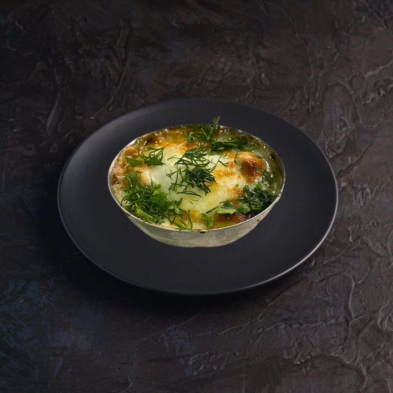 Жульен с курицей и грибами