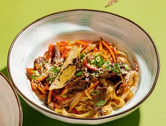 Вок с говядиной